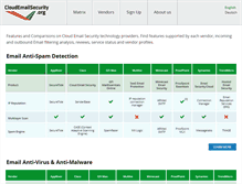 Tablet Screenshot of cloudemailsecurity.org